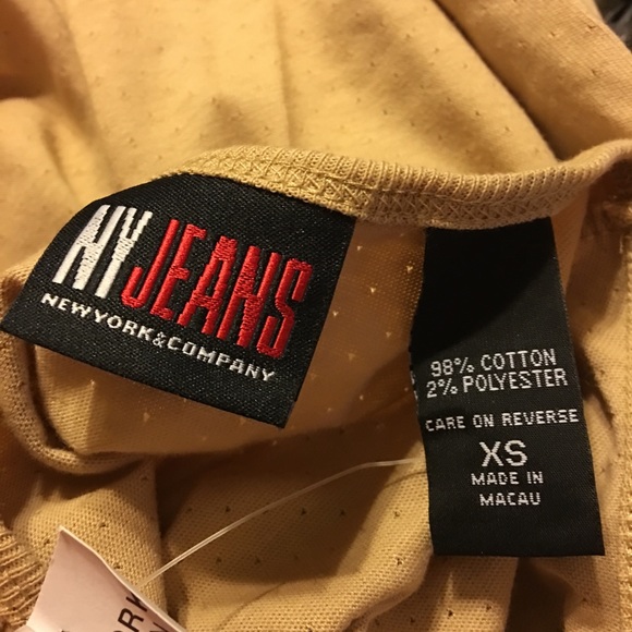 NY&Co tan tank NWT XS - Picture 5 of 5
